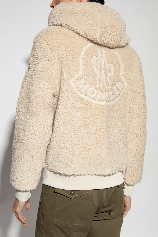 【23AW NEW】MONCLER_men / フェイクファー パーカー / Beige 23AW NEW】MONCLER_men / フェイクファー パーカー / Beige